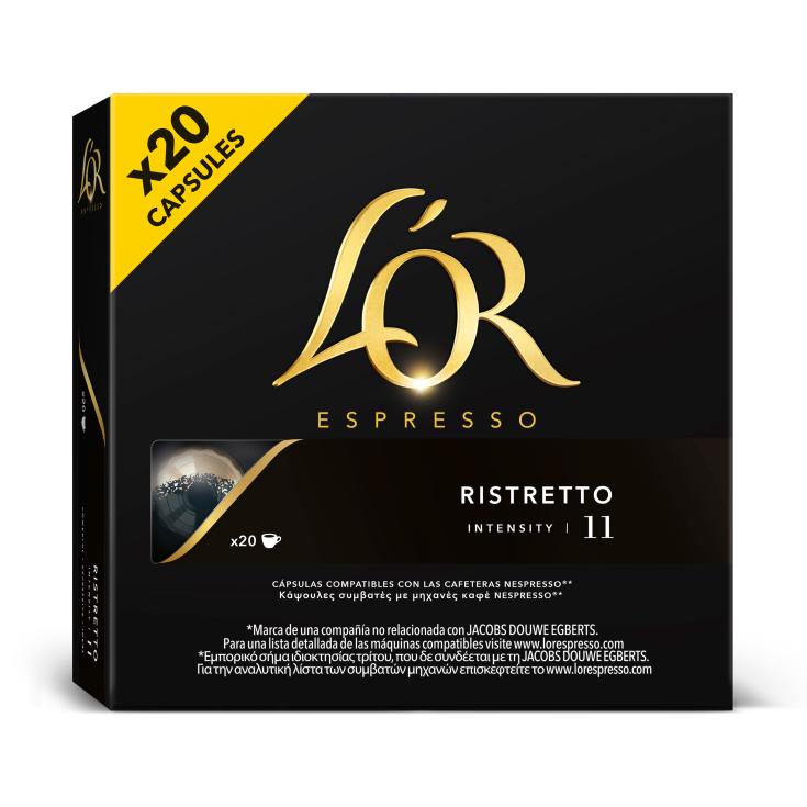 Café Cápsulas Ristretto 20 uds