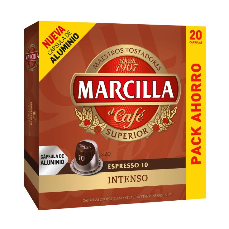 Cáps. Café Intenso Espresso 10 20 uds