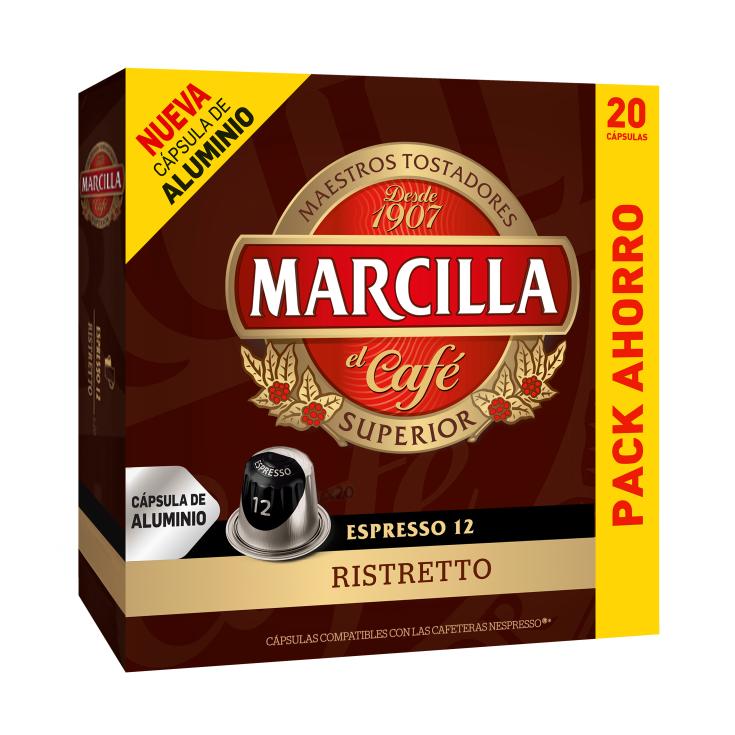 Cáps. Café Ristretto Espresso 20 uds