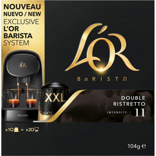 Café Cápsulas Double Ristretto Barista XXL 10 uds