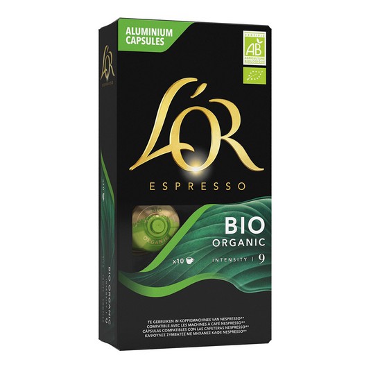 Café cápsulas Espresso Bio Organic 9 L'Or - 10 uds