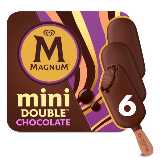 Helado Double Chocolate Mini - Magnum - 6x55ml