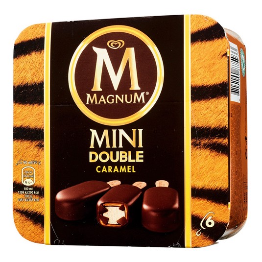 Helado Double Caramel Mini - Magnum - 6x55ml