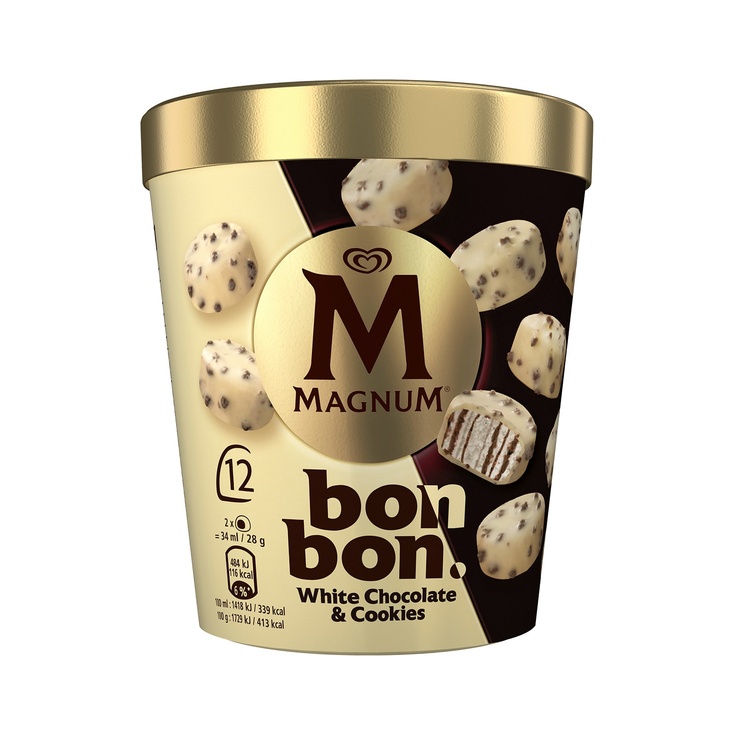 Bombones helados white chocolate & cookies 204ml
