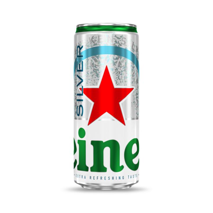 Cerveza rubia Silver - Heineken - 33cl