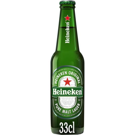 Cerveza rubia lager - Heineken - 33cl