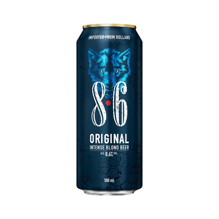 Cerveza rubia holandesa lata 50 cl