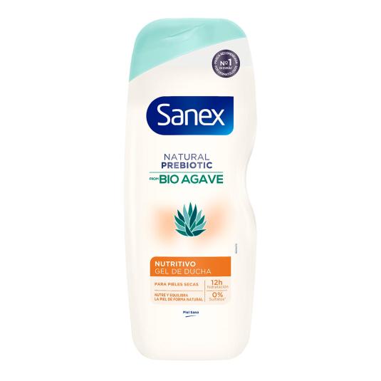 Gel de ducha bio agave nutritivo - Sanex - 600ml