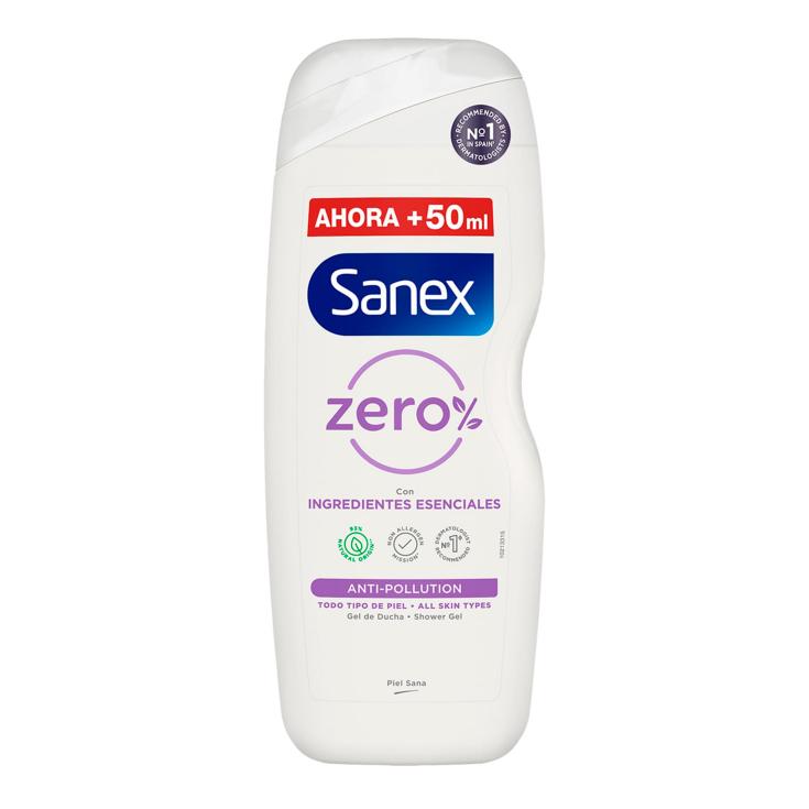 Gel de ducha Zero anti-pollution - Sanex - 600ml