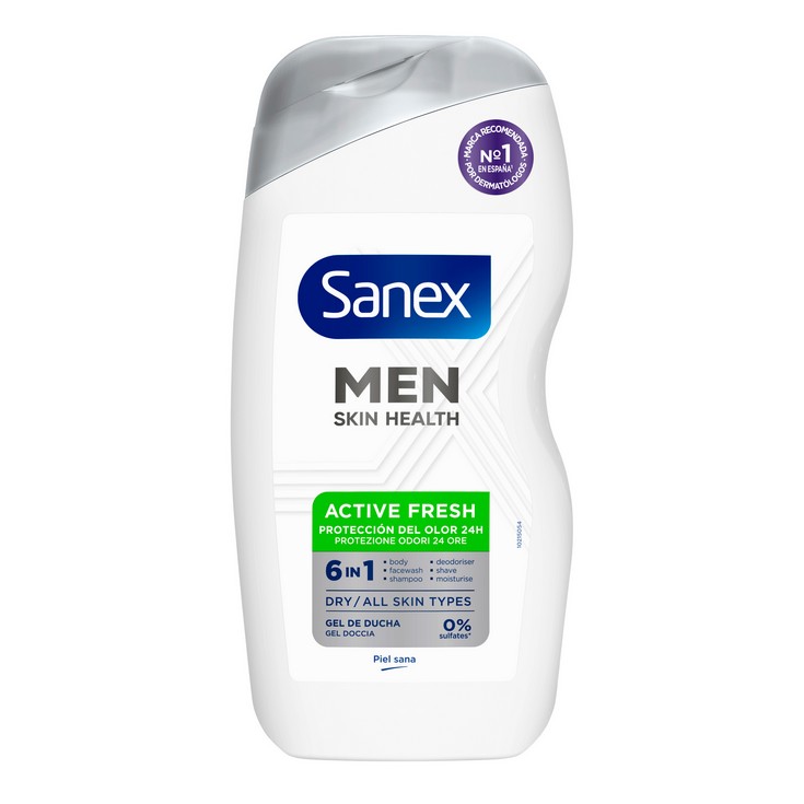 Gel de ducha men active fresh - Sanex - 475ml