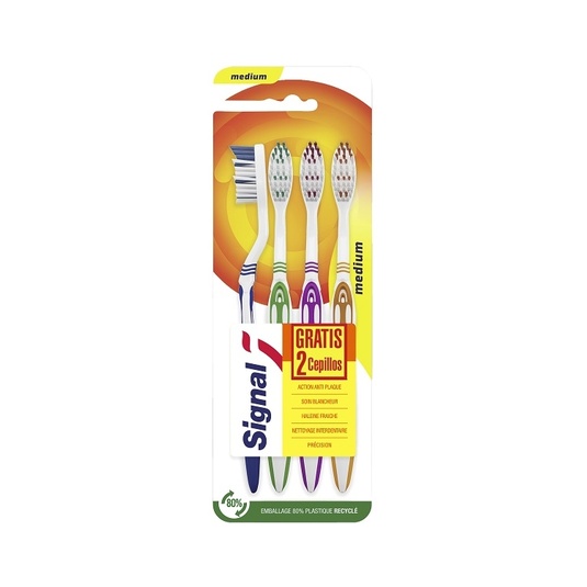 CEPILLO DENTAL MEDIO SIGNAL 2+2