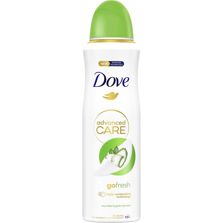 desodorante Advanced Care Go Fresh pepino y té verde 0%