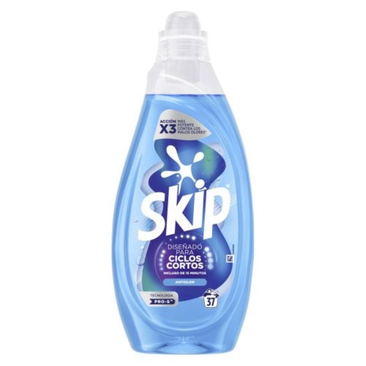 Detergente líquido ciclos cortos antiolor - 37 lavados