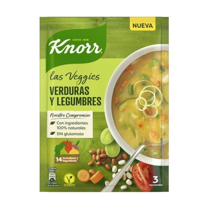 Sopa de verduras y legumbres Knorr - 86g