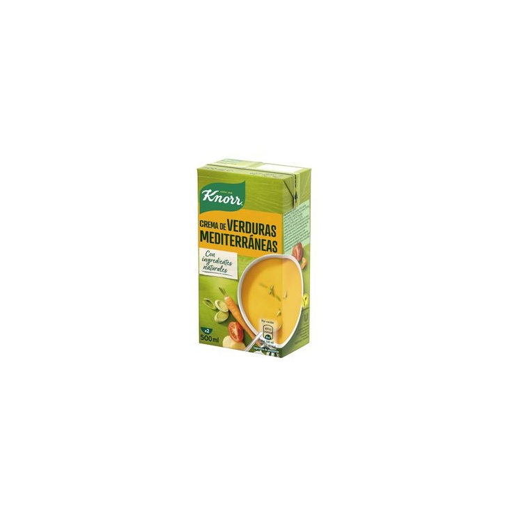 Crema de verduras mediterráneas brik 500ml
