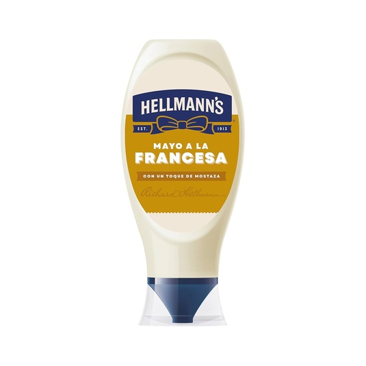 Mayonesa francesa bocaabajo