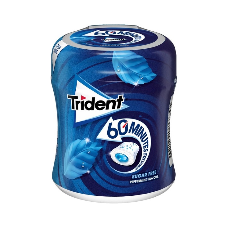 60 Minutes of freshness chicle sabor a menta peppermint