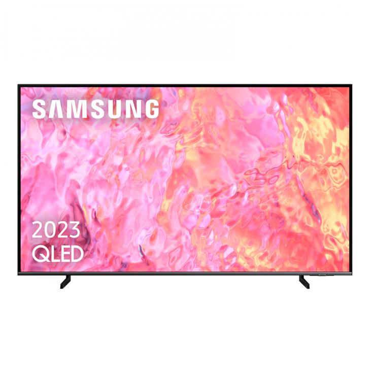TV Samsung 75" QLED TQ75Q64C - 4K, LED Dual