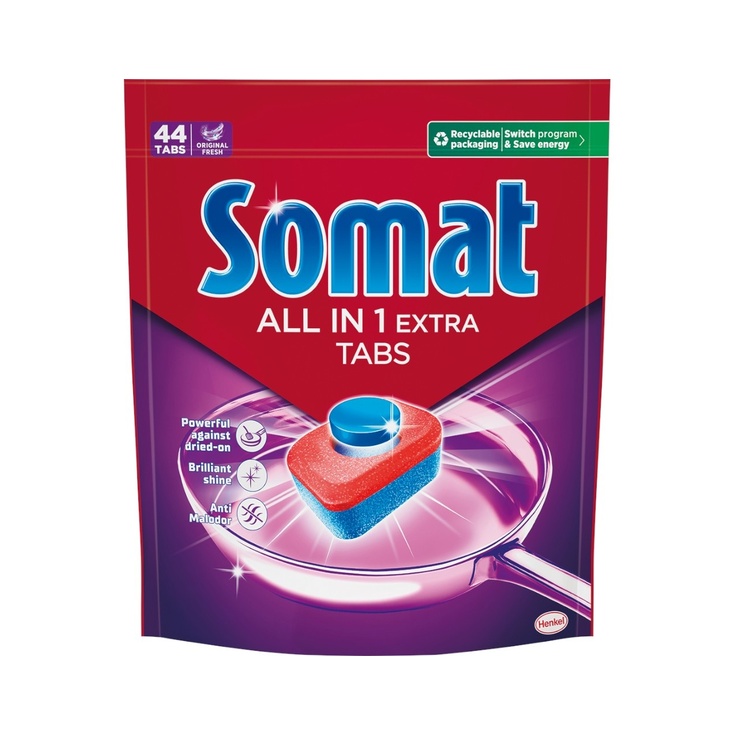Lavavajillas somat pastillas todo en 1 44 dosis