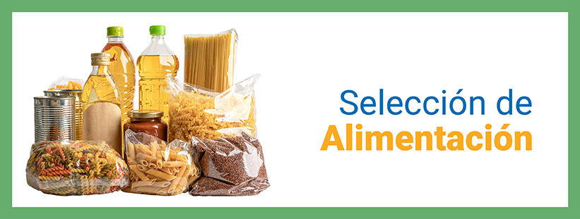 Selección de productos de alimentación destacados